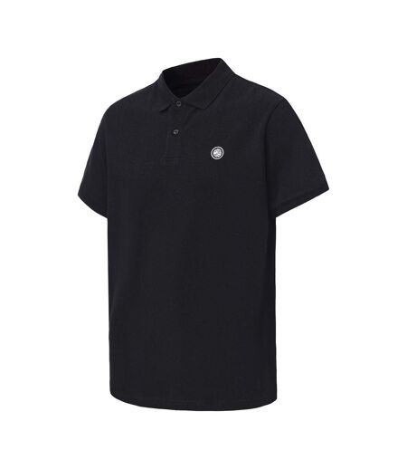 Mens Cotton Polo Shirt Dark Grey Pretty Green