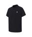Mens Cotton Polo Shirt Dark Grey Pretty Green-1