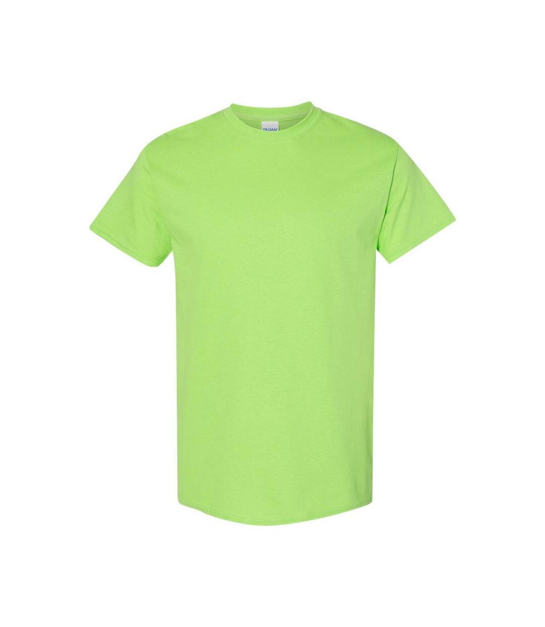 T-shirt Manches Courtes Homme Vert Clair Gildan-1