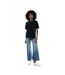 Unisex Adult Nikko Recycled Cotton Heavyweight T-shirt Black Iqoniq-1