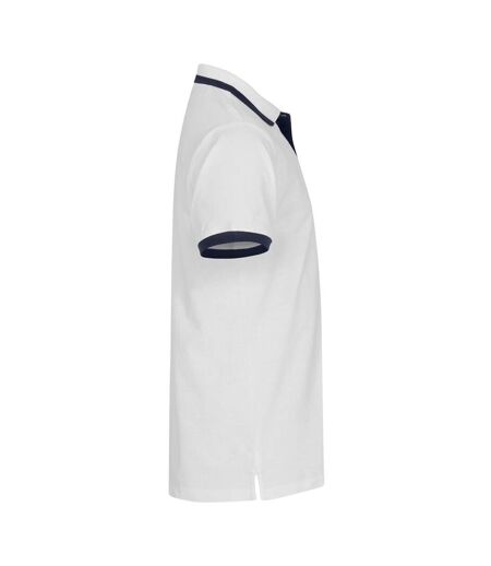Polo Austin Homme Blanc Clique