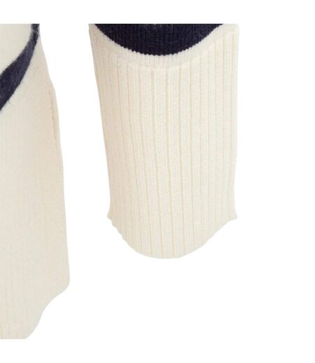 Womens/ladies Lightweight Casual Cardigan White Black Miso