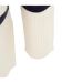 Womens/ladies Lightweight Casual Cardigan White Black Miso-3