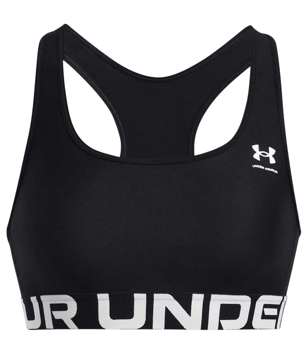 Womens/ladies Heatgear Sports Bra Black Under Armour-2