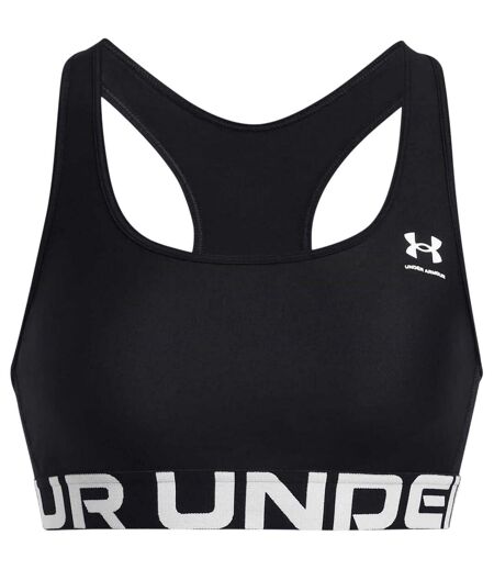 Womens/ladies Heatgear Sports Bra Black Under Armour