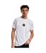 T-shirt Motif/style Écusson Easy Sign Homme Blanc Mister Tee-1