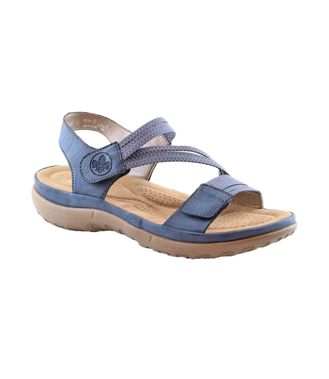 Sandales Femme Bleu Rieker-2