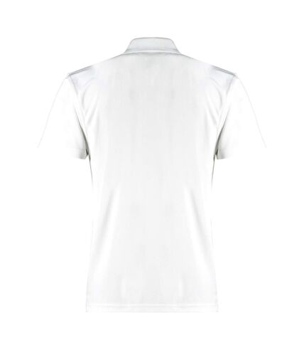 Kustom Kit Mens Cooltex Plus Micro Mesh Polo Shirt (White)
