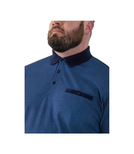 Polo Motif/style Imprimé Intégral Murray D555 Homme Bleu Duke