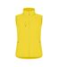 Womens/ladies classic softshell body warmer yellow Clique-1