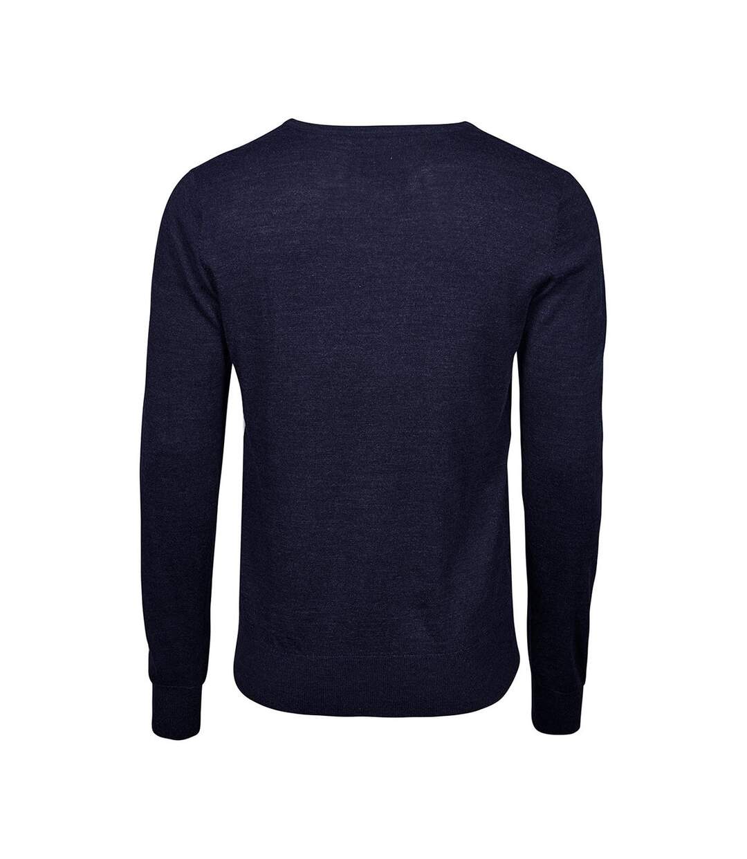 Tee Jays Mens Merino Blend V Neck Jumper (Navy) - UTPC3421