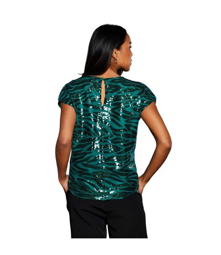 T-shirt femme vert Principles