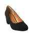 Womens/ladies High Block Heel Court Shoes Black Where´s That From-3