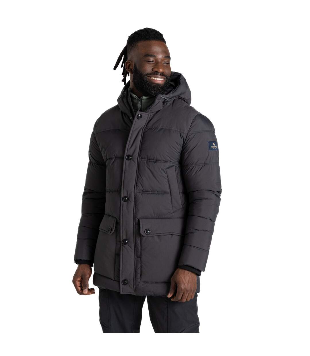 Veste à capuche homme gris foncé Craghoppers Craghoppers