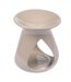 Brûle Parfum en Céramique Triptyque 10cm Taupe-1