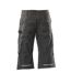 Mens Young Borba Long Length Work Shorts Black Mascot-2