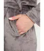Peignoir col châle polaire toucher peluche longueur 120 cm-4