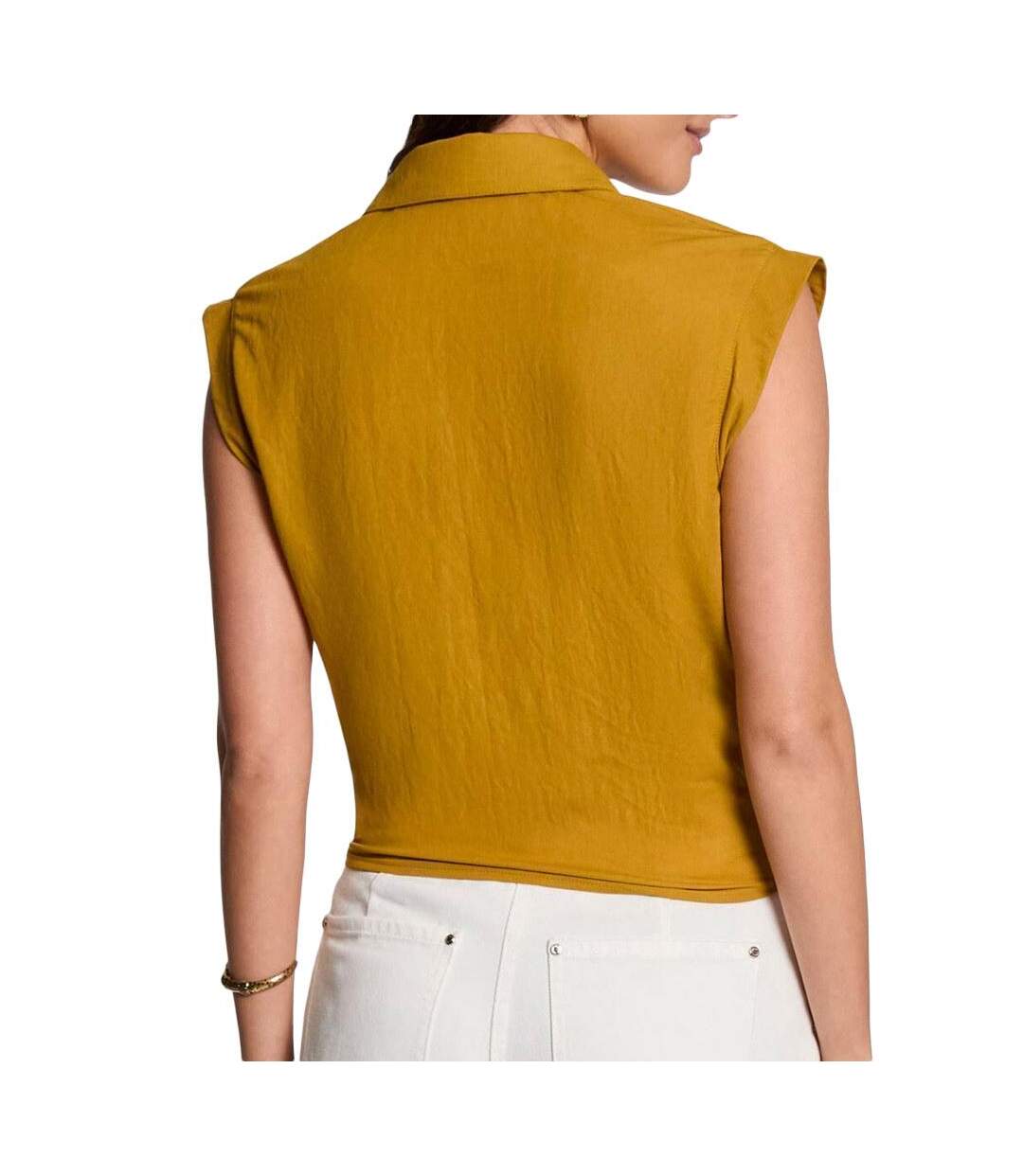 Chemise jaune femme morgan darod-2