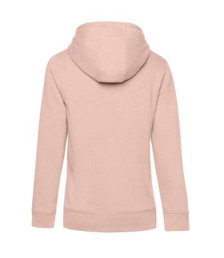 Womens/ladies queen hoodie rose tendre B&C