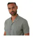 Chemise Manches Courtes Burnley Homme Vert De Gris Clair Threadbare-4