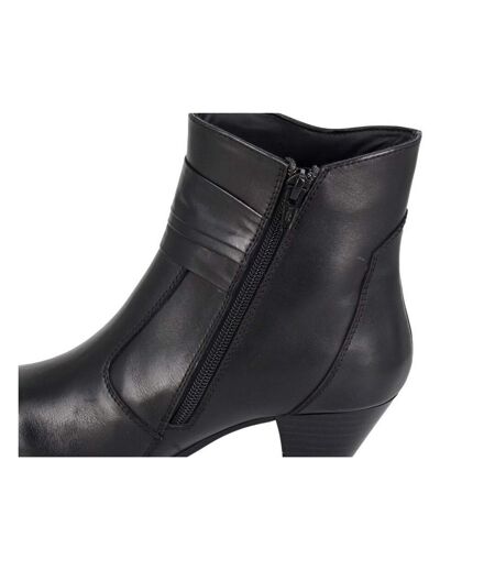 Bottines claretta femme noir Cipriata