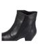 Womens/ladies claretta leather ankle boots black Cipriata