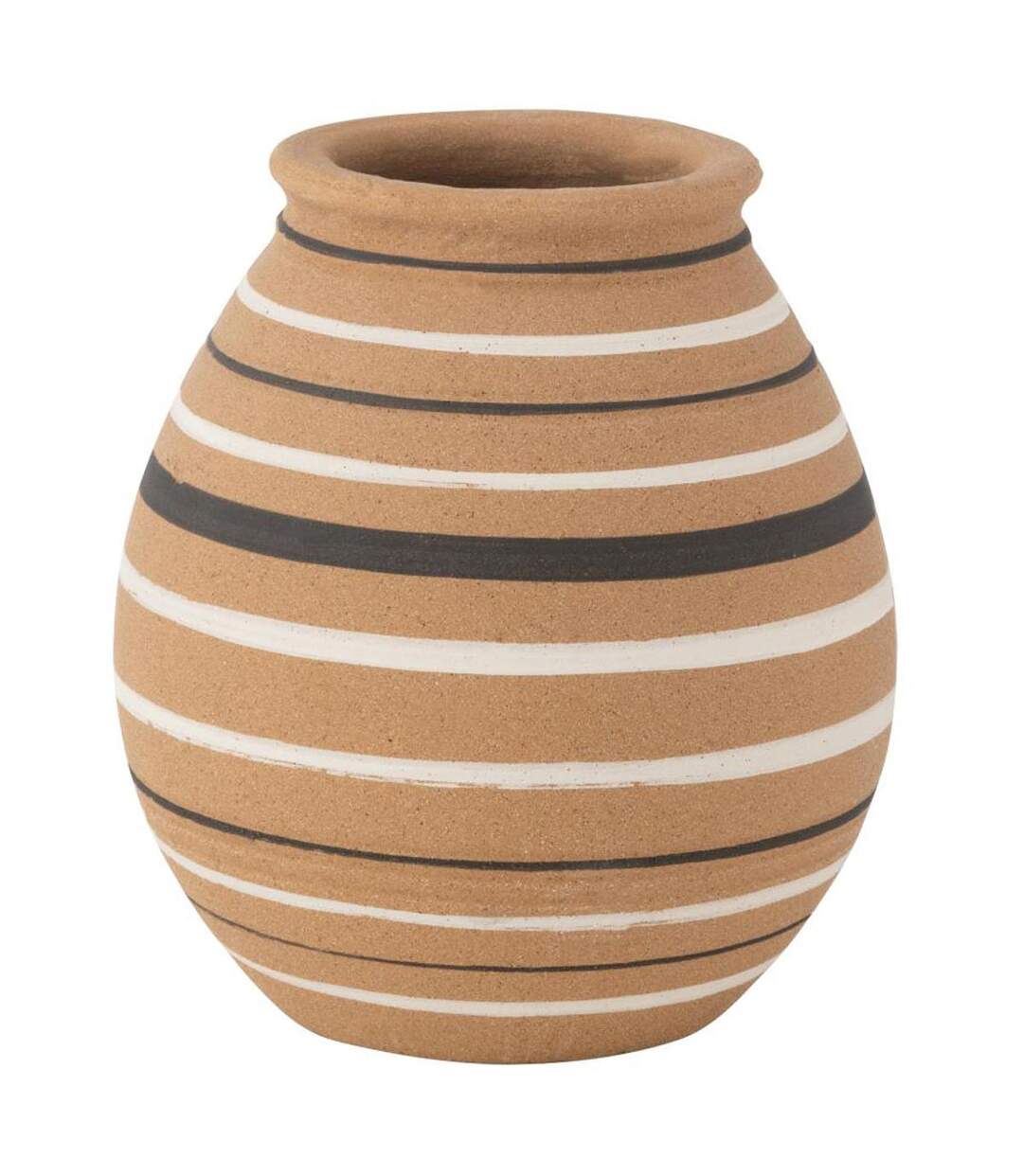 Vase Jarre en Terre Cuite Tukano 23cm Marron-1