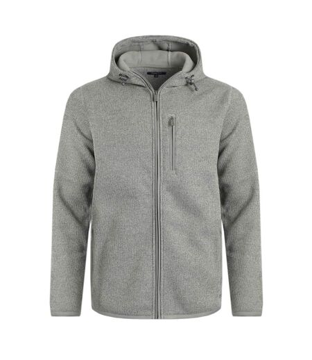 Mens lockie bonded full zip fleece jacket limestone Weird Fish