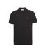 Polo noir homme calvin klein jeans ss monogram pique-1
