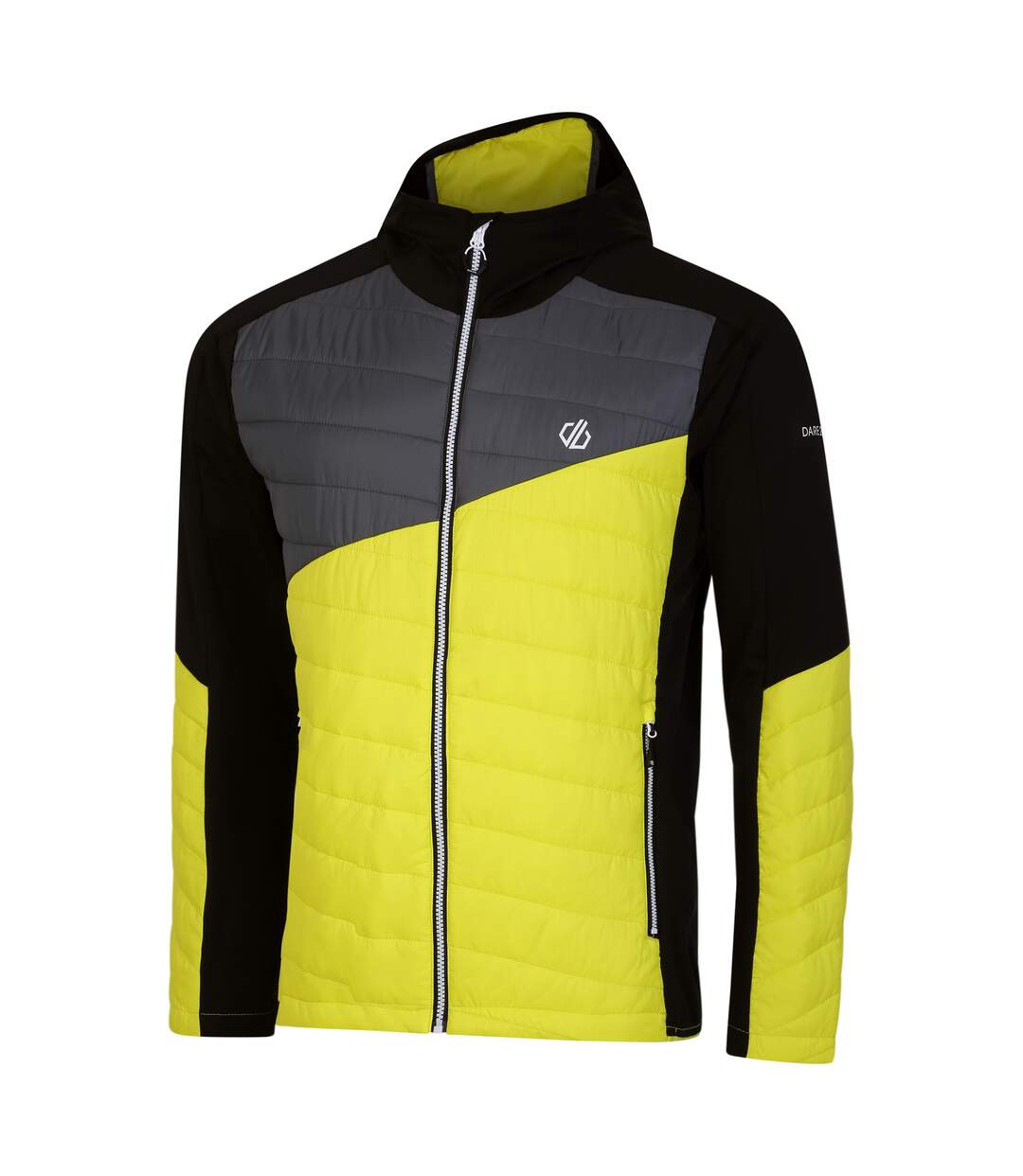 Veste Hybride Touring Homme Jaune Néon Noir Dare 2B-4