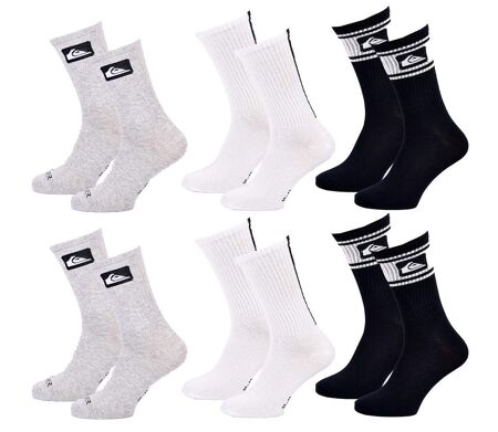 Chaussettes QUIKSILVER REGULAR CREW 6 Pcs 2820