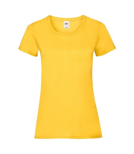 Fruit of the Loom Womens/Ladies Lady Fit T-Shirt (Sunflower)