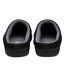 Dunlop - Mules homme aspect daim noires ouvertes à l’arrière-2
