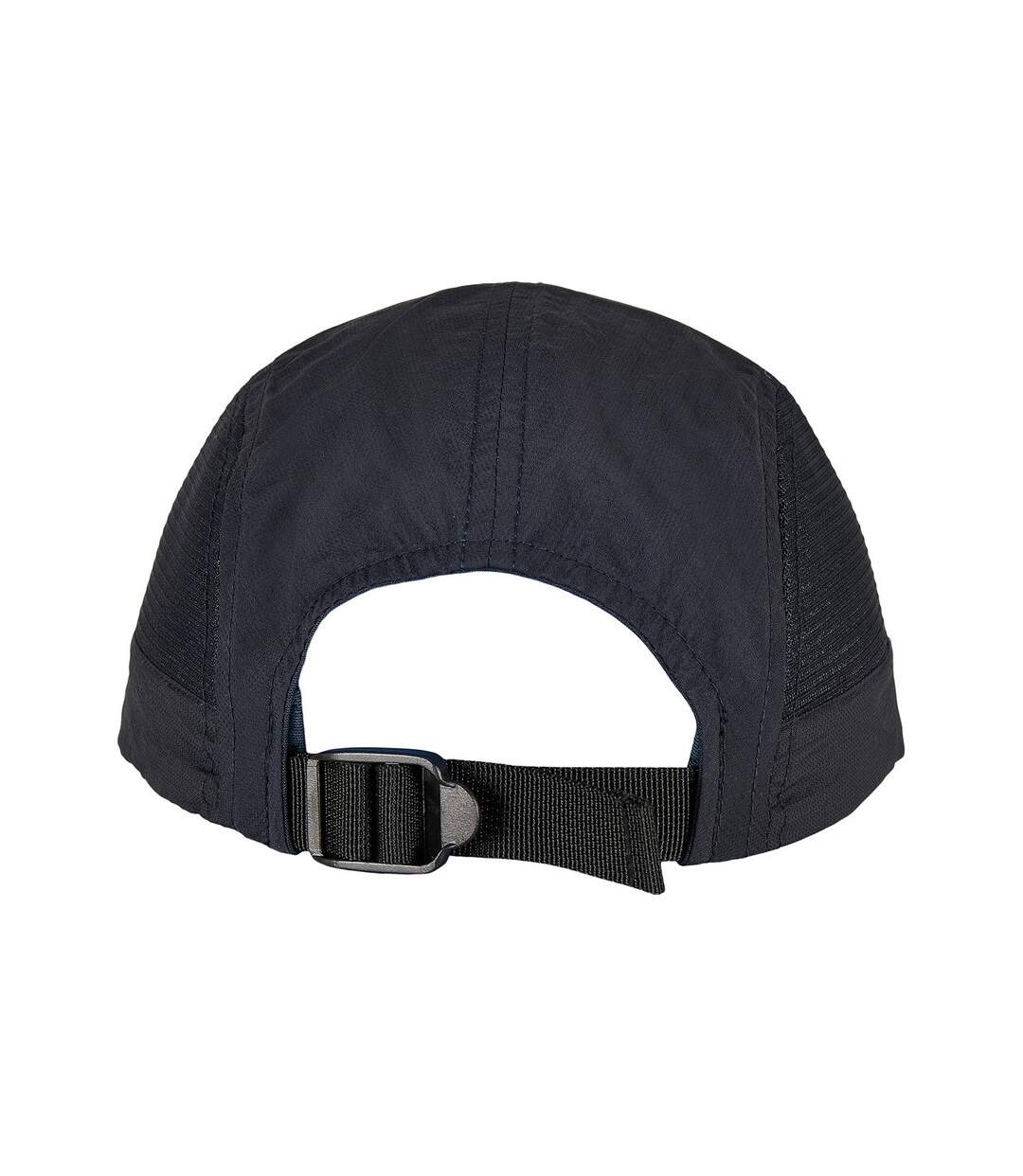 Unisex adult nylon snapback cap black Flexfit-2