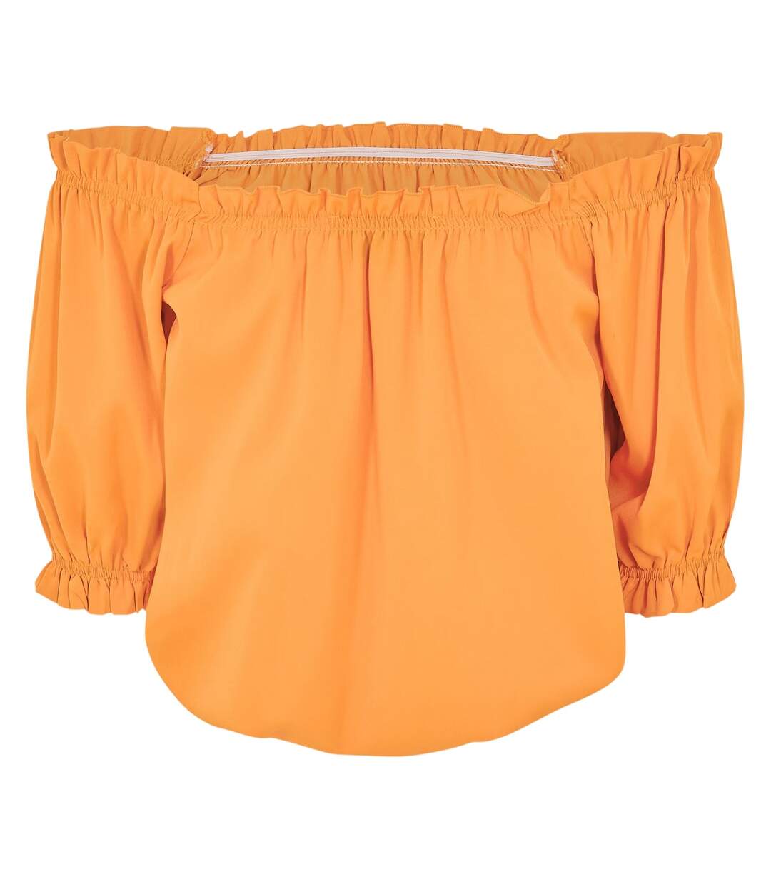 Haut Épaules Dénudées Femme Orange AX Paris-3