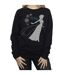 Disney Pantalon de survêtement Frozen Elsa Christmas Silhouette Femmes/Dames (Noir) - UTBI6138-3