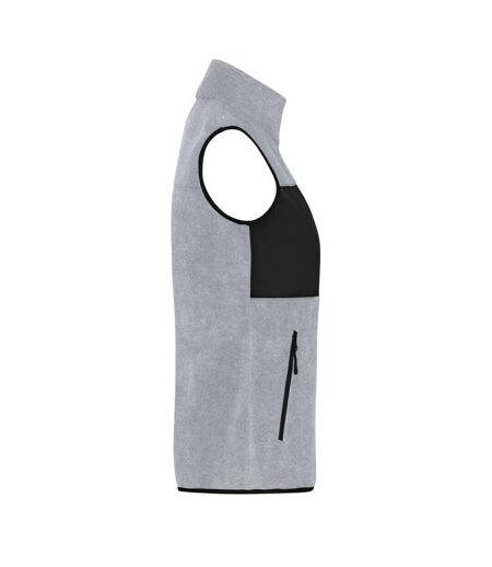 Veste Sans Manches Femme Gris Clair Chiné Noir James And Nicholson