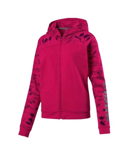 Veste À Capuche Sport Motif/style Logo Urban Femme Rose Puma