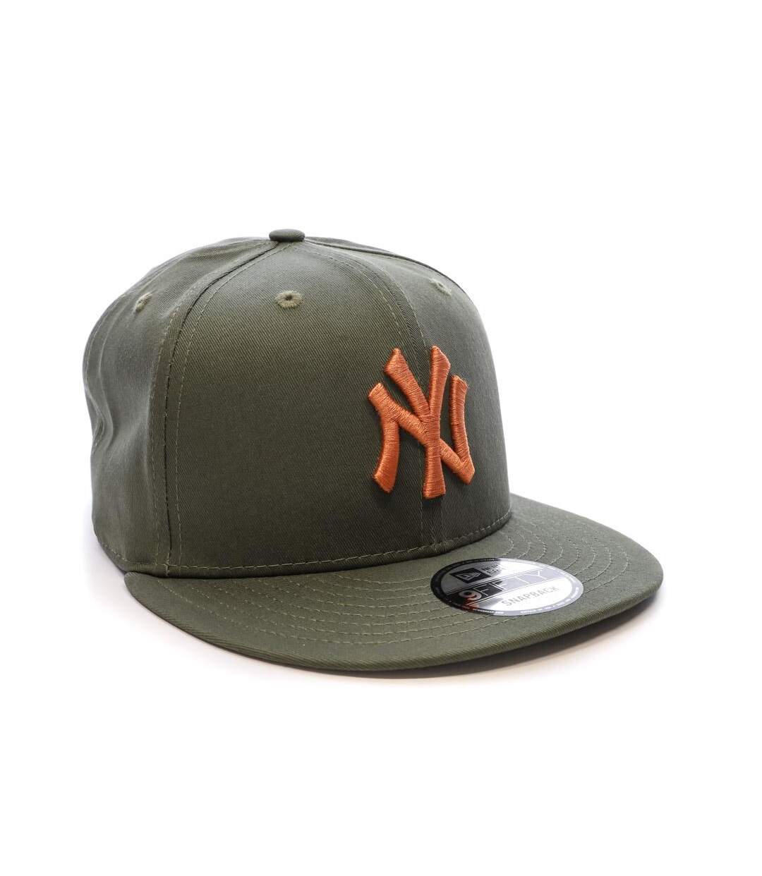 Casquette kaki/orange homme new era white crown - m/l-2