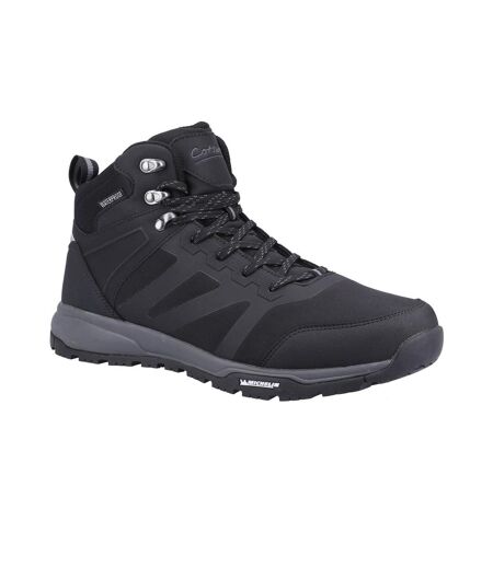 Cotswold Mens Kingham Mid Cut Walking Boots (Black) - UTFS9848