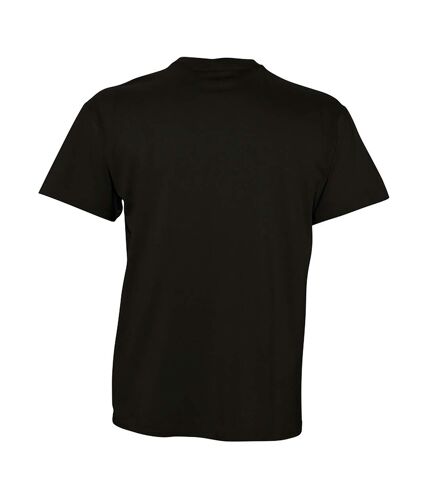 SOLS Mens Victory V Neck Short Sleeve T-Shirt (Deep Black) - UTPC388
