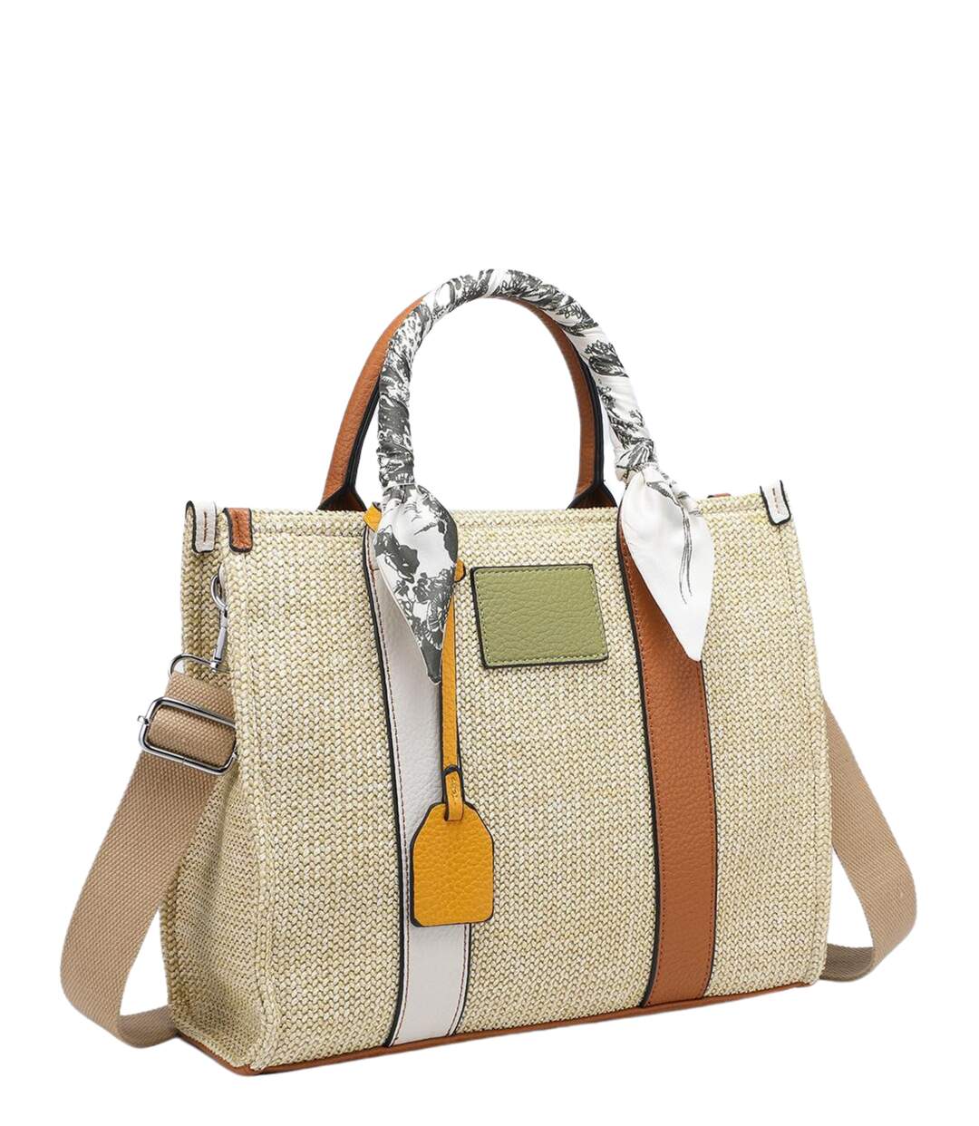 Sac Ãà Main élégant en Beige avec Poignées Confortables pour Femme-4