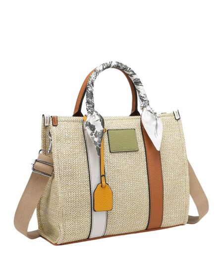 Sac Ãà Main élégant en Beige avec Poignées Confortables pour Femme