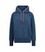 Sweat À Capuche Motif/style Imprimé Au Dos Core Femme Bleu Nuit Red Run-1