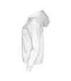 Cottover Womens/Ladies Full Zip Hoodie (White)