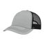 Casquette Trucker Rapper Gris Noir Atlantis Headwear-2
