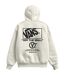 Sweat À Capuche Motif/style Empilé Homme Blanc Vans-3