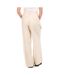 Pantalon fluide beige femme vero moda kendal-2