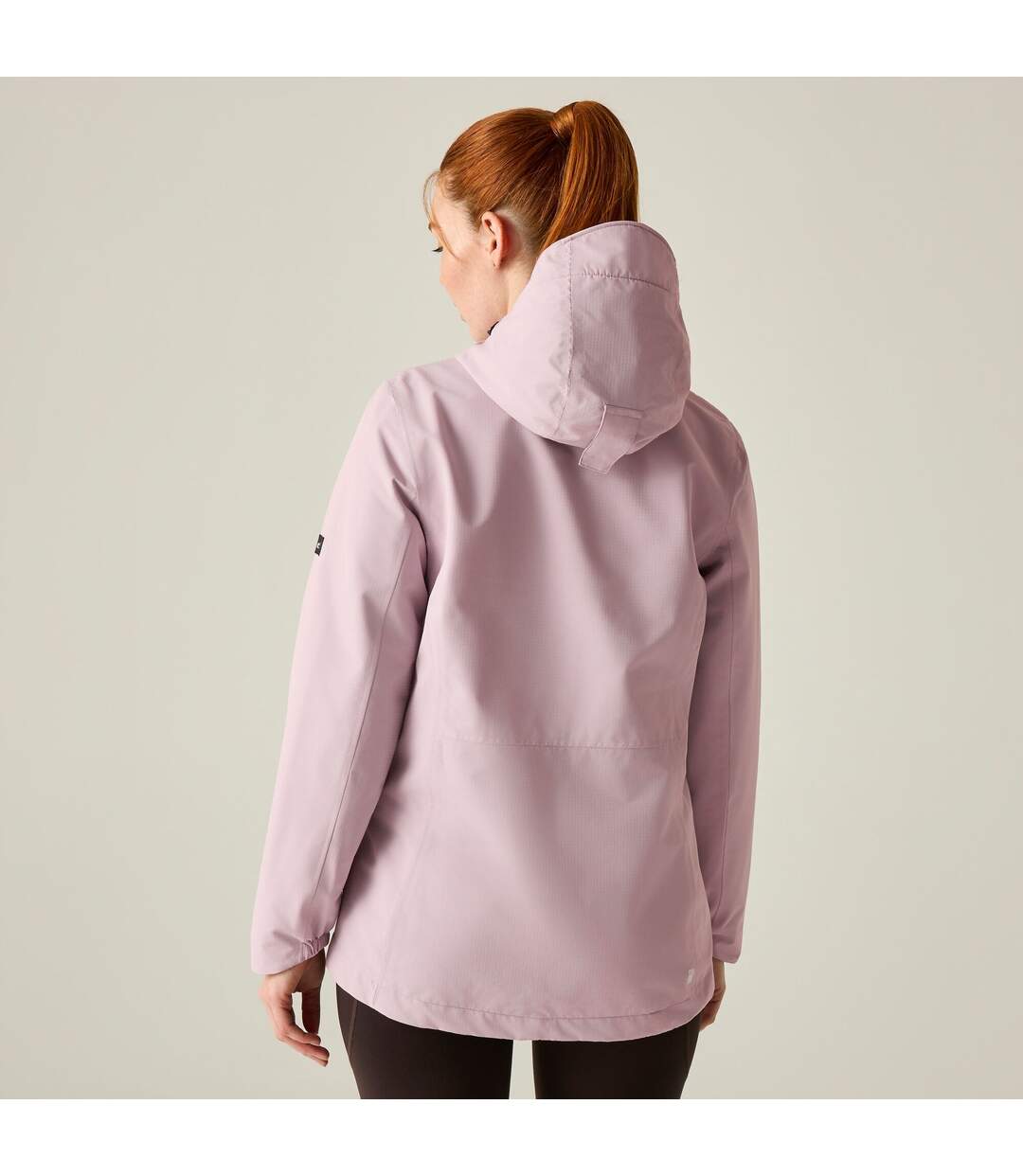 Veste Imperméable À Capuche Hamara Femme Lilas Clair Pourpre Regatta-4