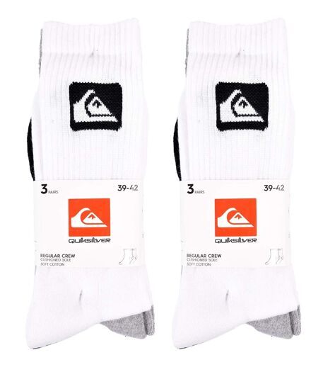 Chaussettes QUIKSILVER CUSHIONED CREW 6 Pcs 0334